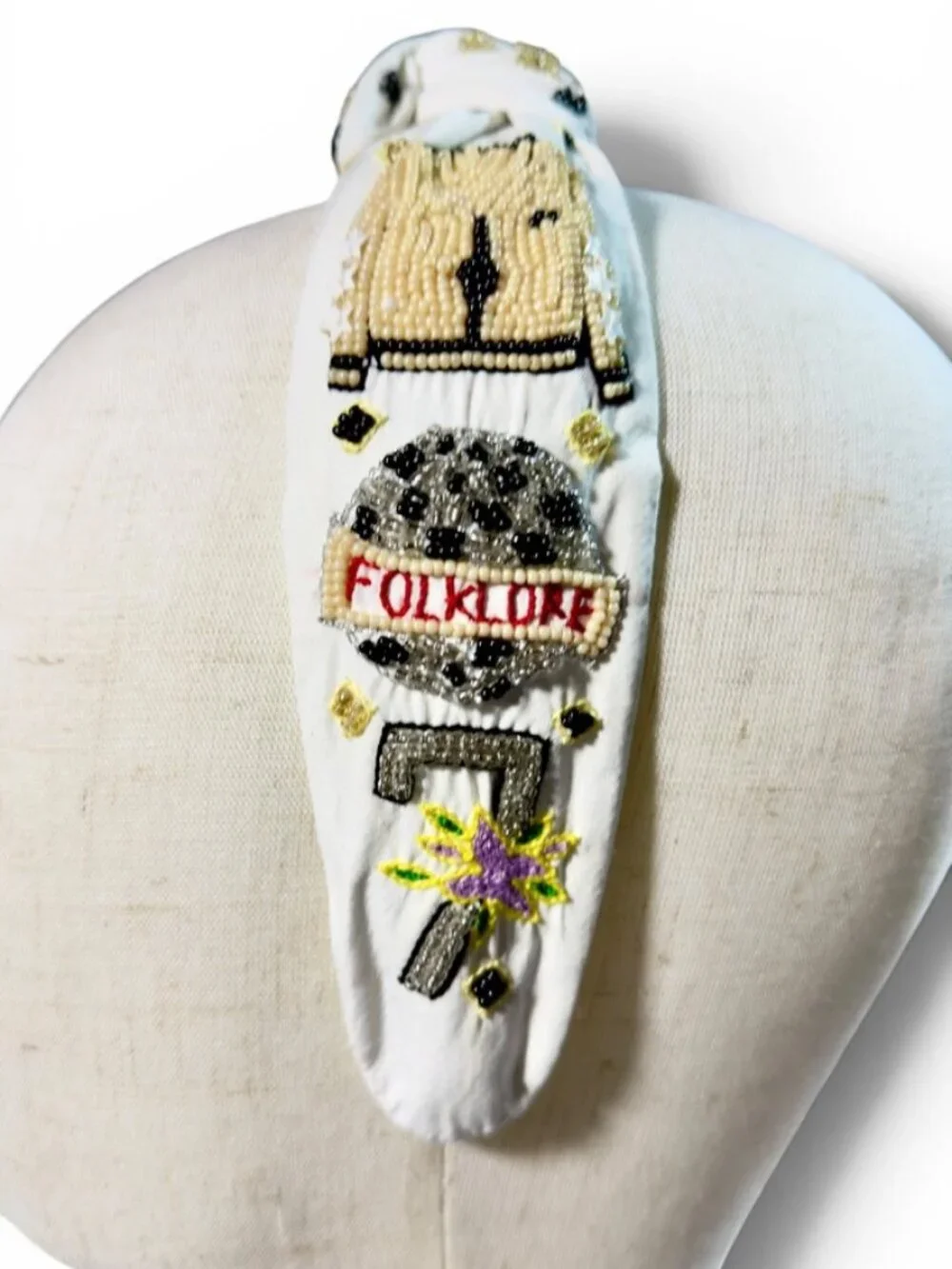 Taylor Swift Folklore Beaded Headband New